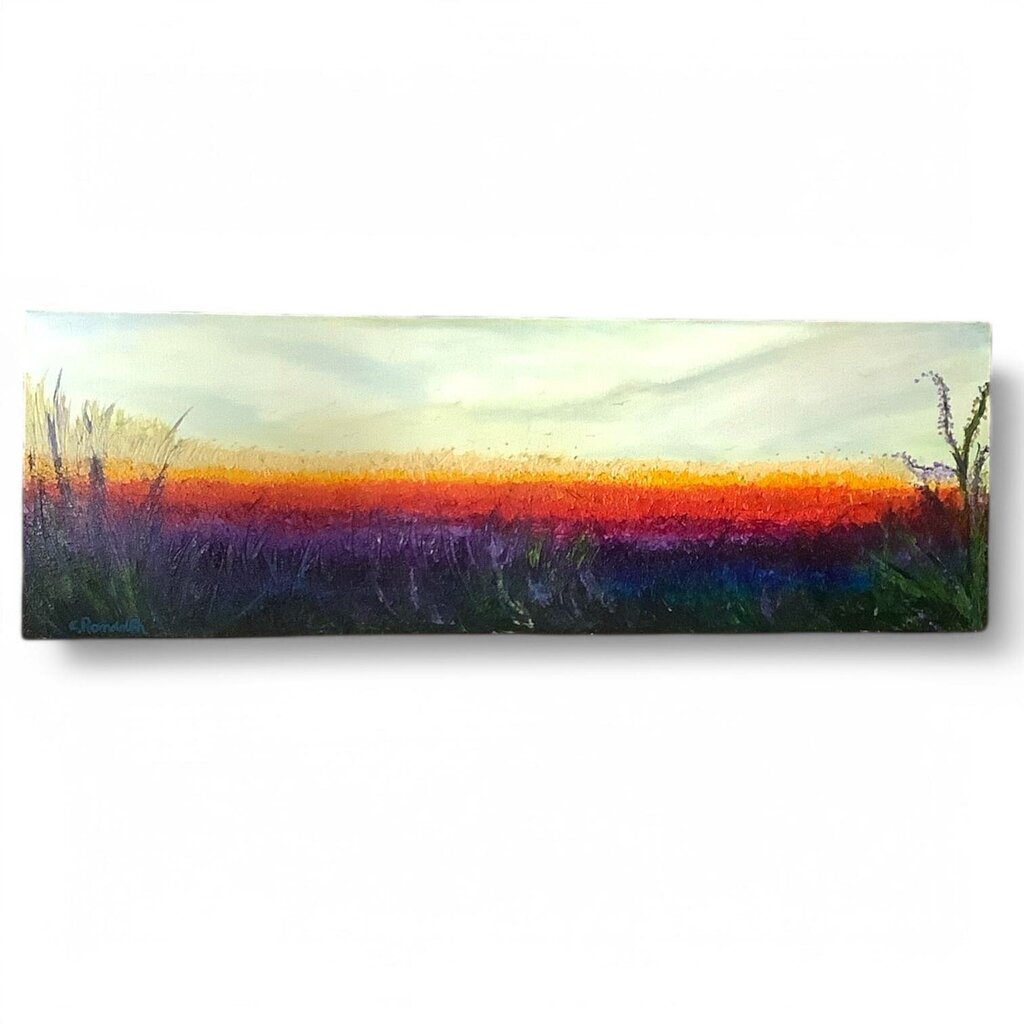 Wildflower Abstract Oil Painting