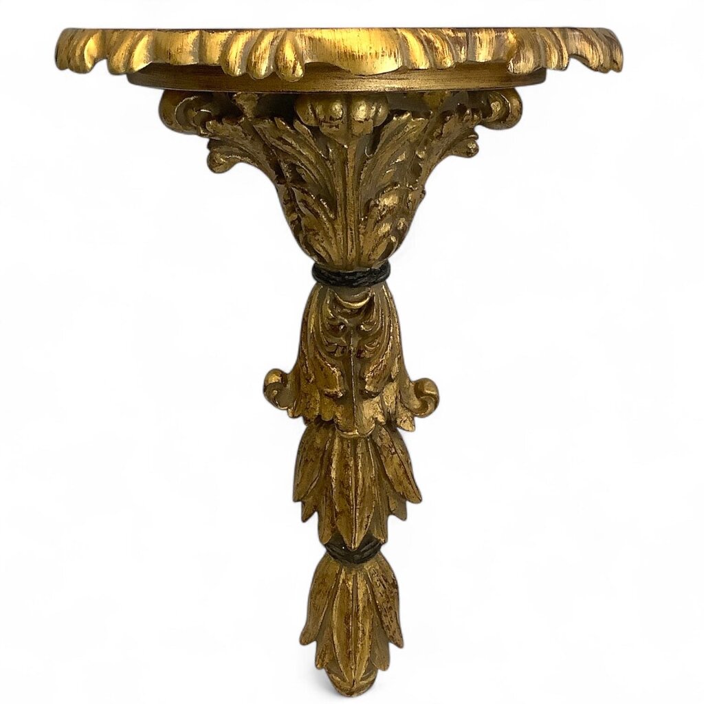 Giltwood Acanthus Wall Shelf