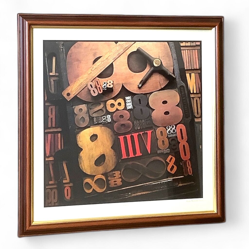 Number 8 Framed Art
