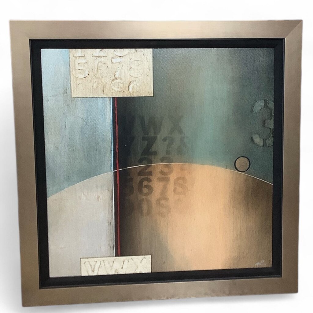 Abstract Numbers Art
