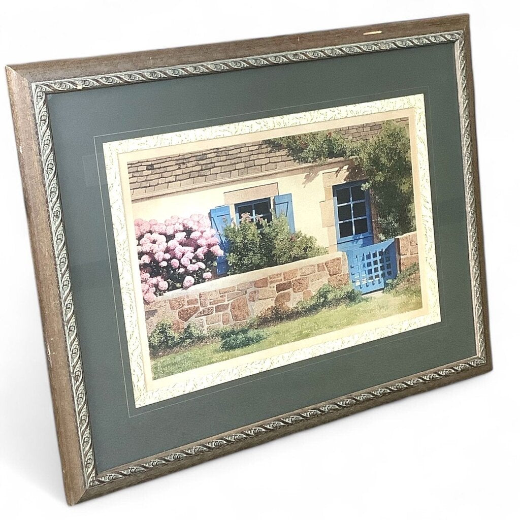 "Blue Gate" Framed Picture