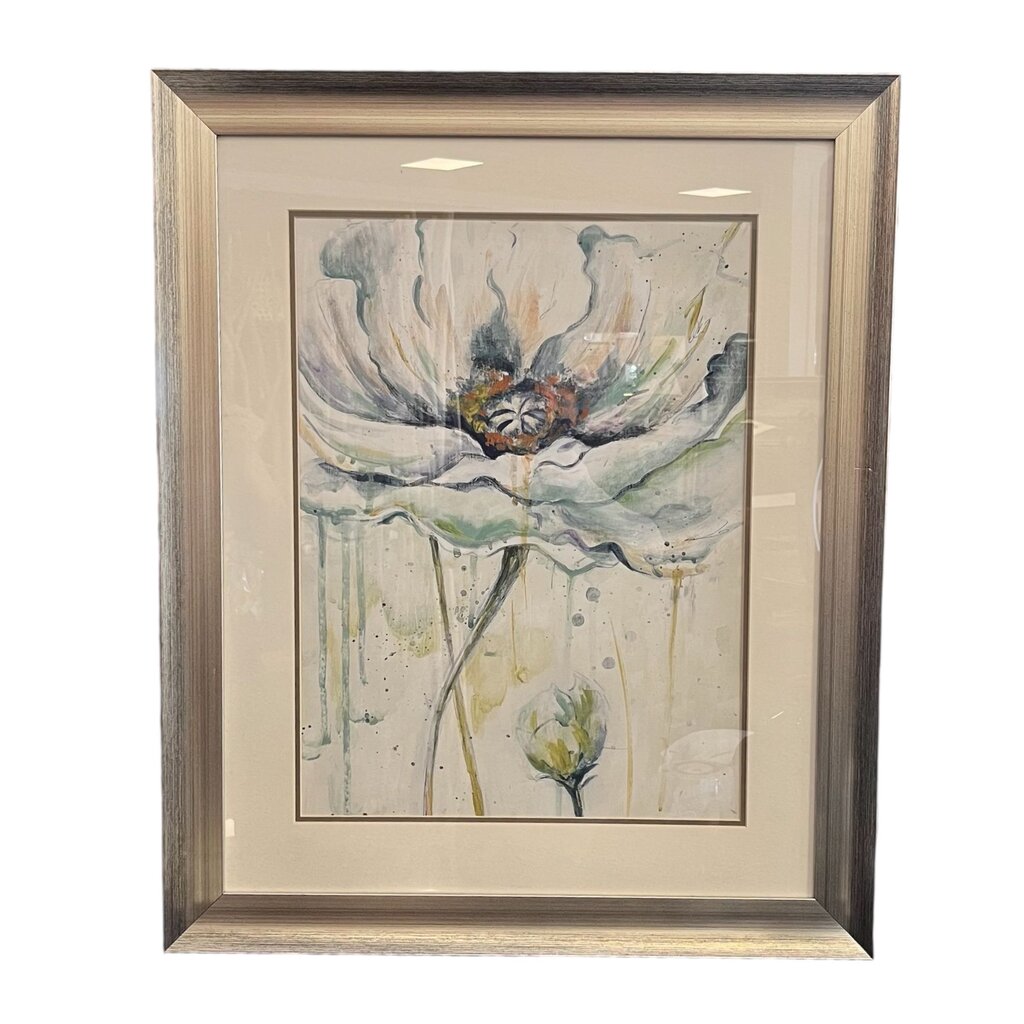 Abstract Floral Framed Wall Art