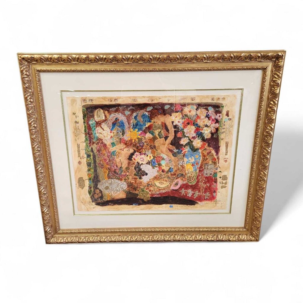 "Just Sing To Angels" by Roy Fairchild-Woodard, COA, Serigraph 112/385