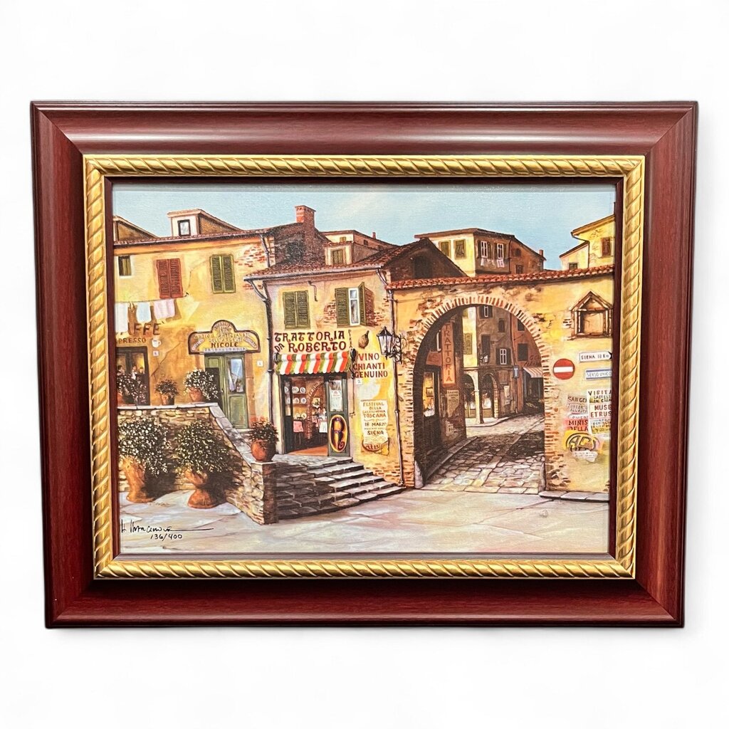 Orig Price $325 - Italy Street Scene