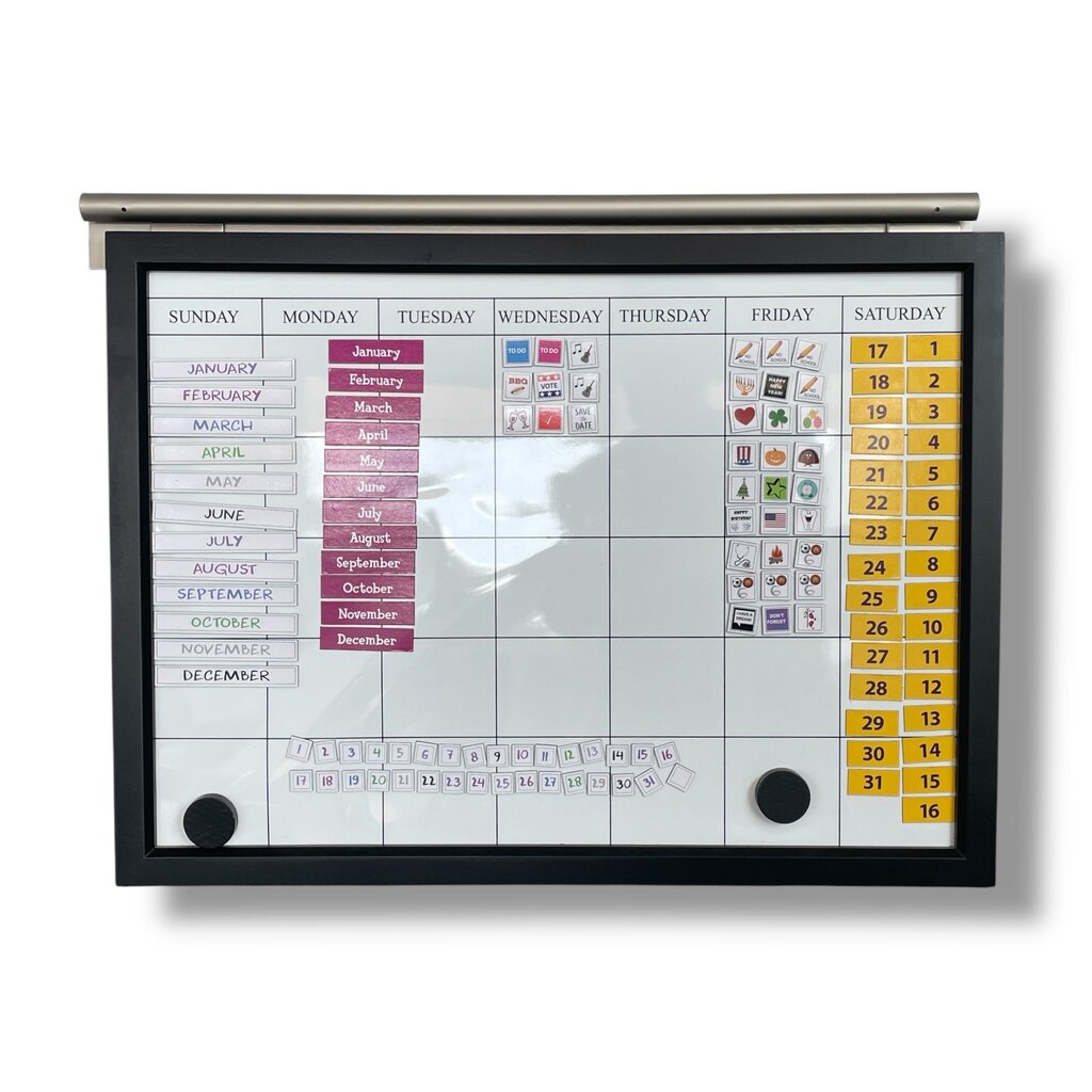 Magnetic Whiteboard Calendar