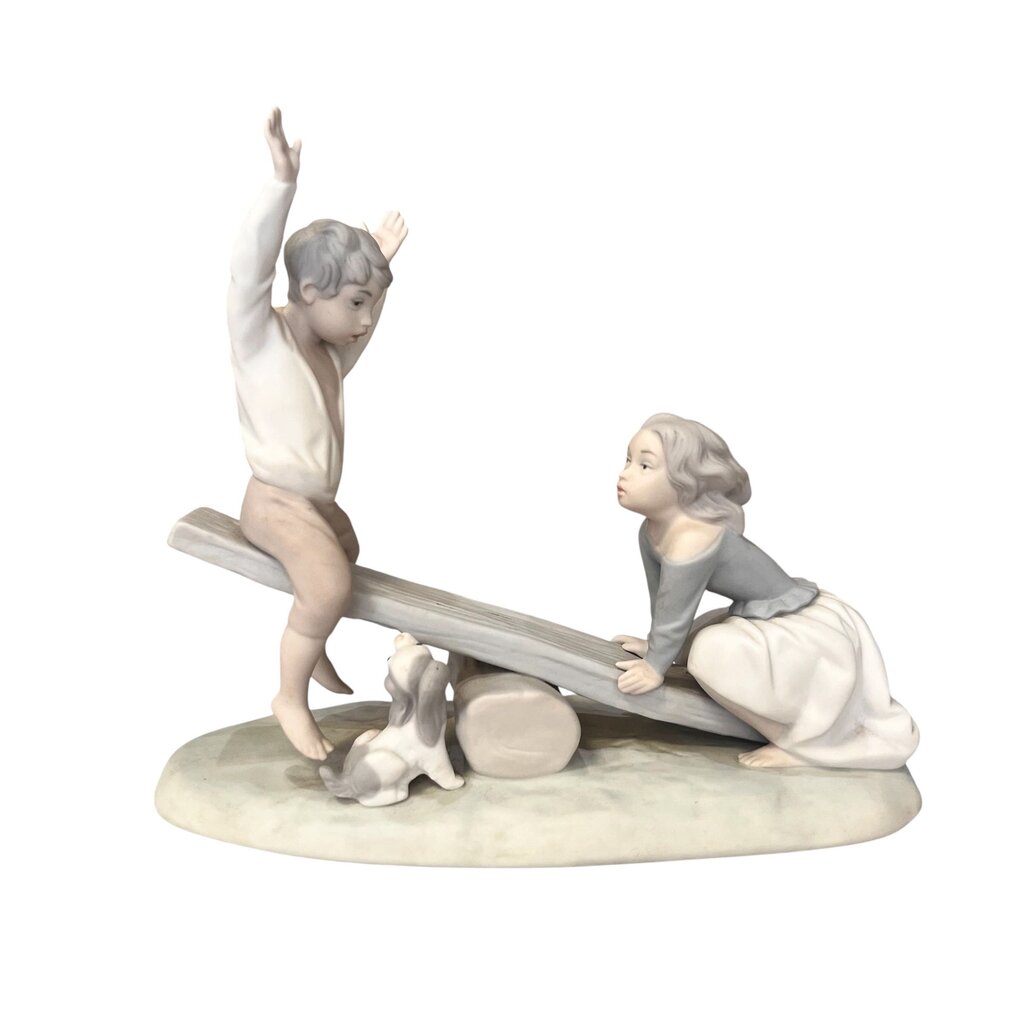 Children on Seesaw 4867 (Retired) Matte Finish