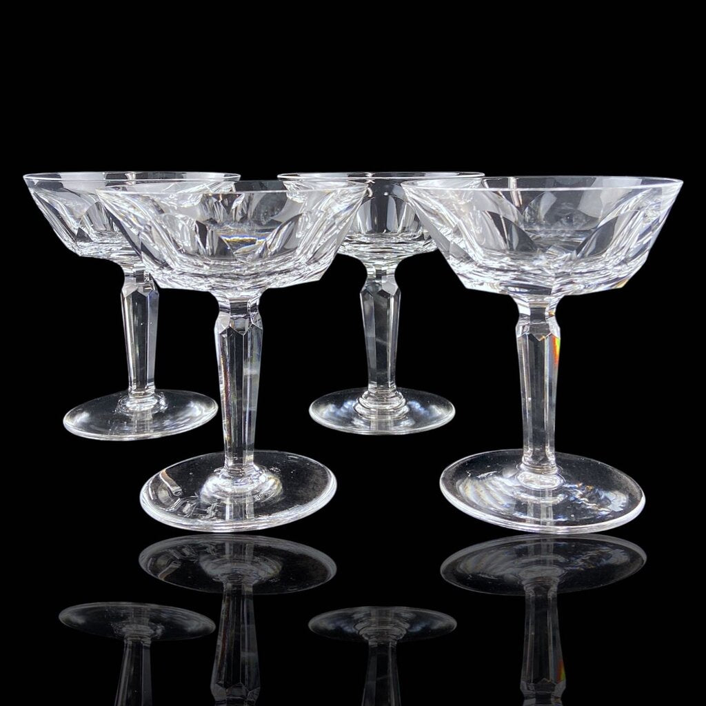 Set of 4 Crystal Sherbet Coupe - Sheila