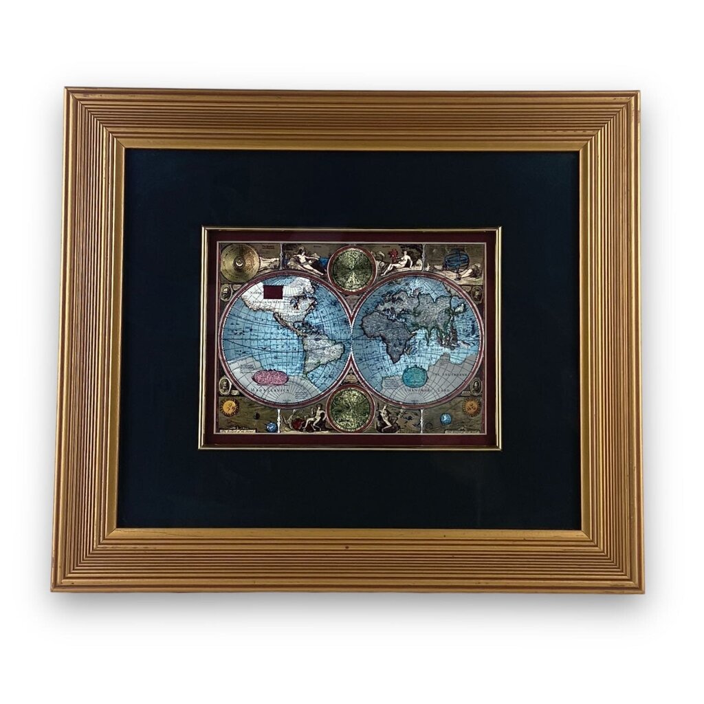 Framed World Map