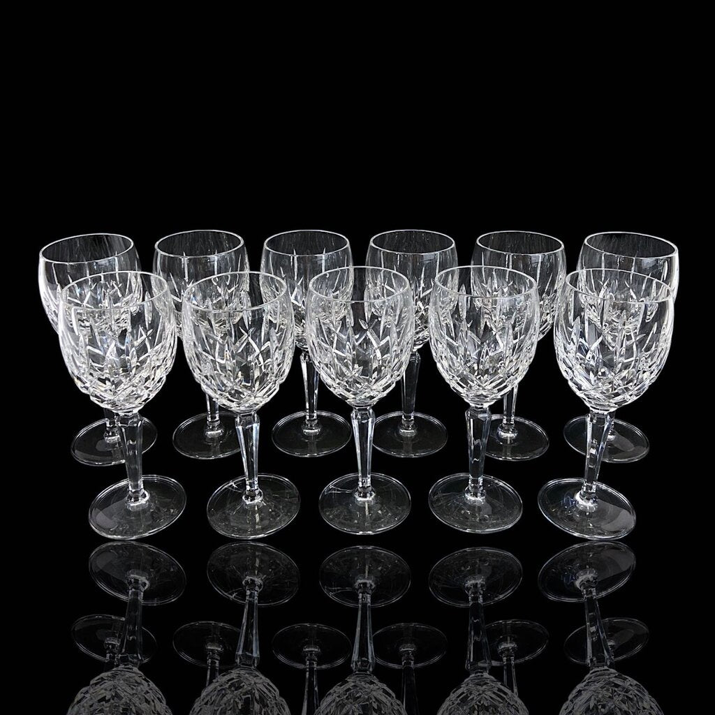 Set of 11 Queen Anne Wine Glasses