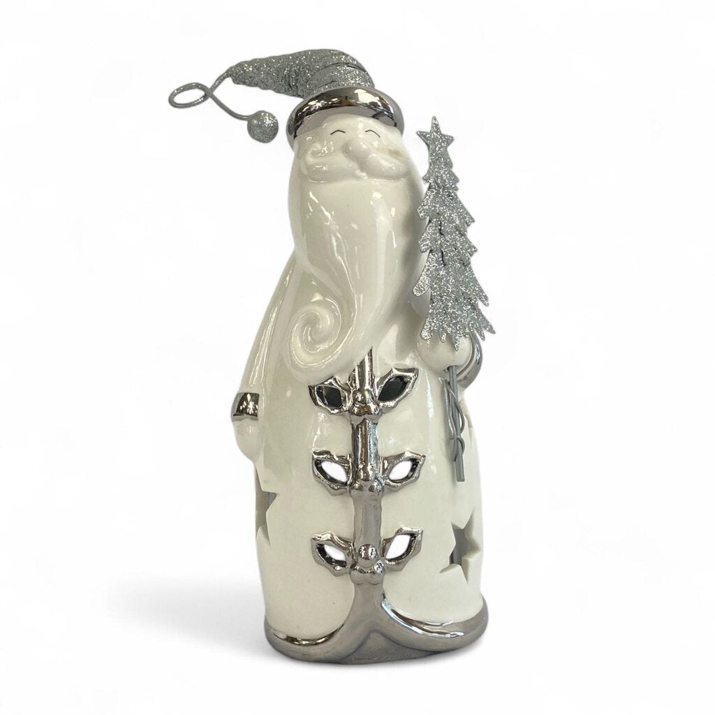 Glitter Santa Tea Light Holder