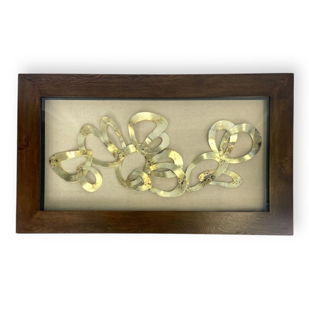 Forged Metal Circles in Frame