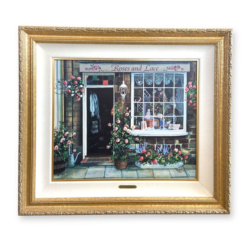 "Roses and Lace" Framed Print