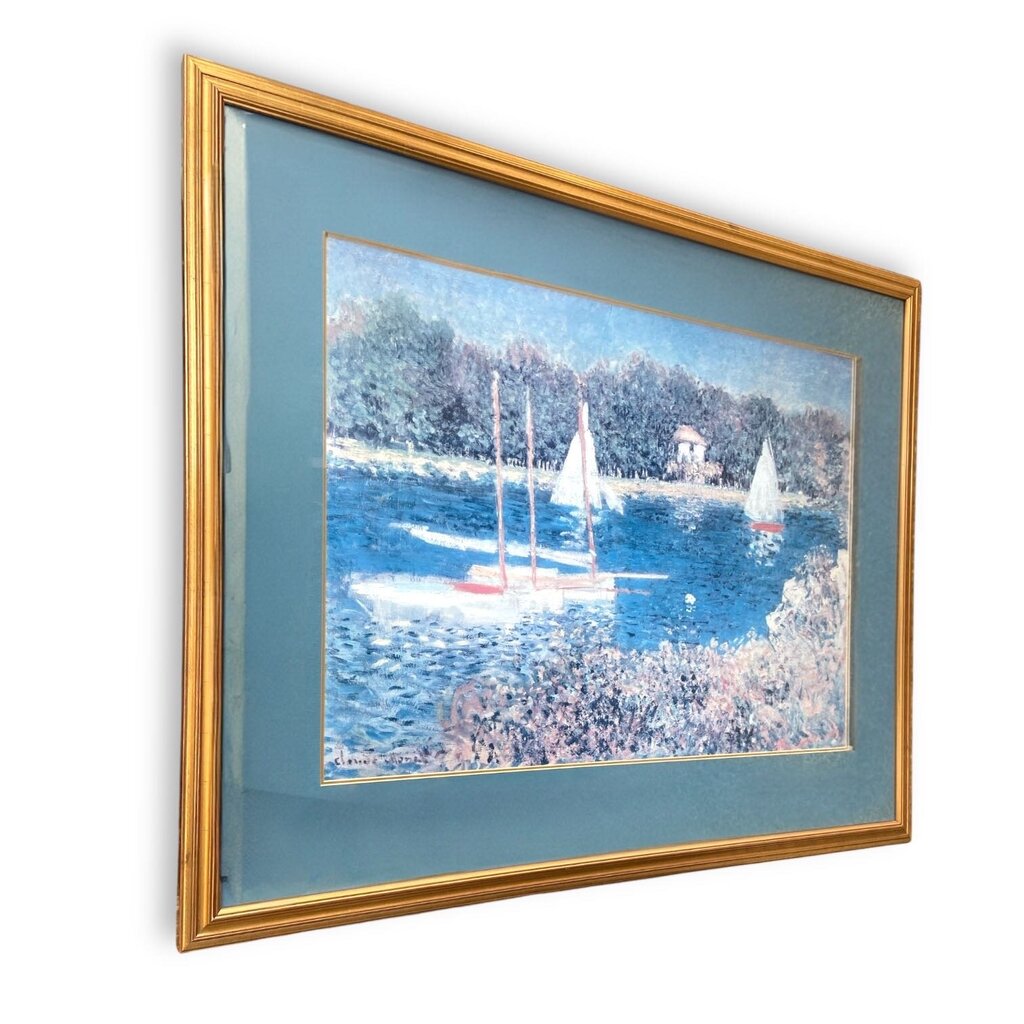 Red Boats at Argenteuil Frame Print