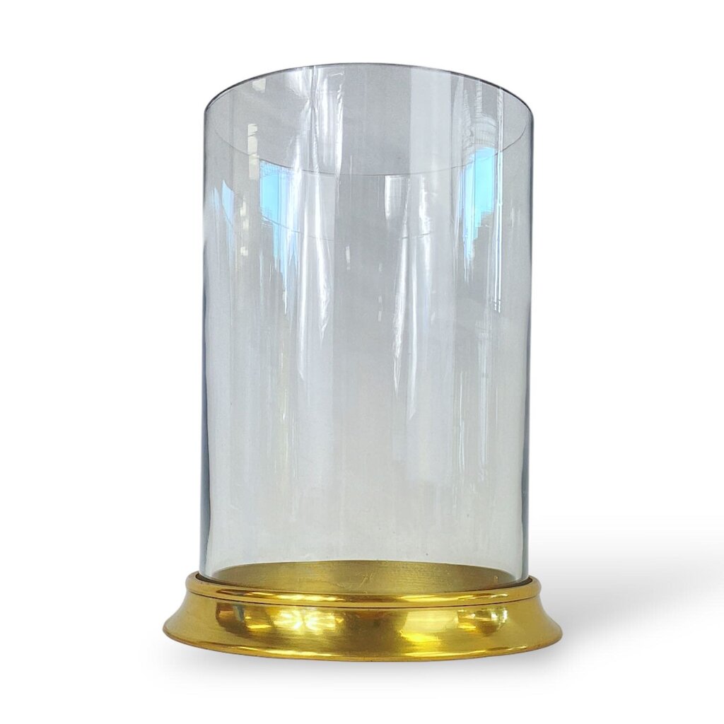 Glass Hurricane Candle Holder