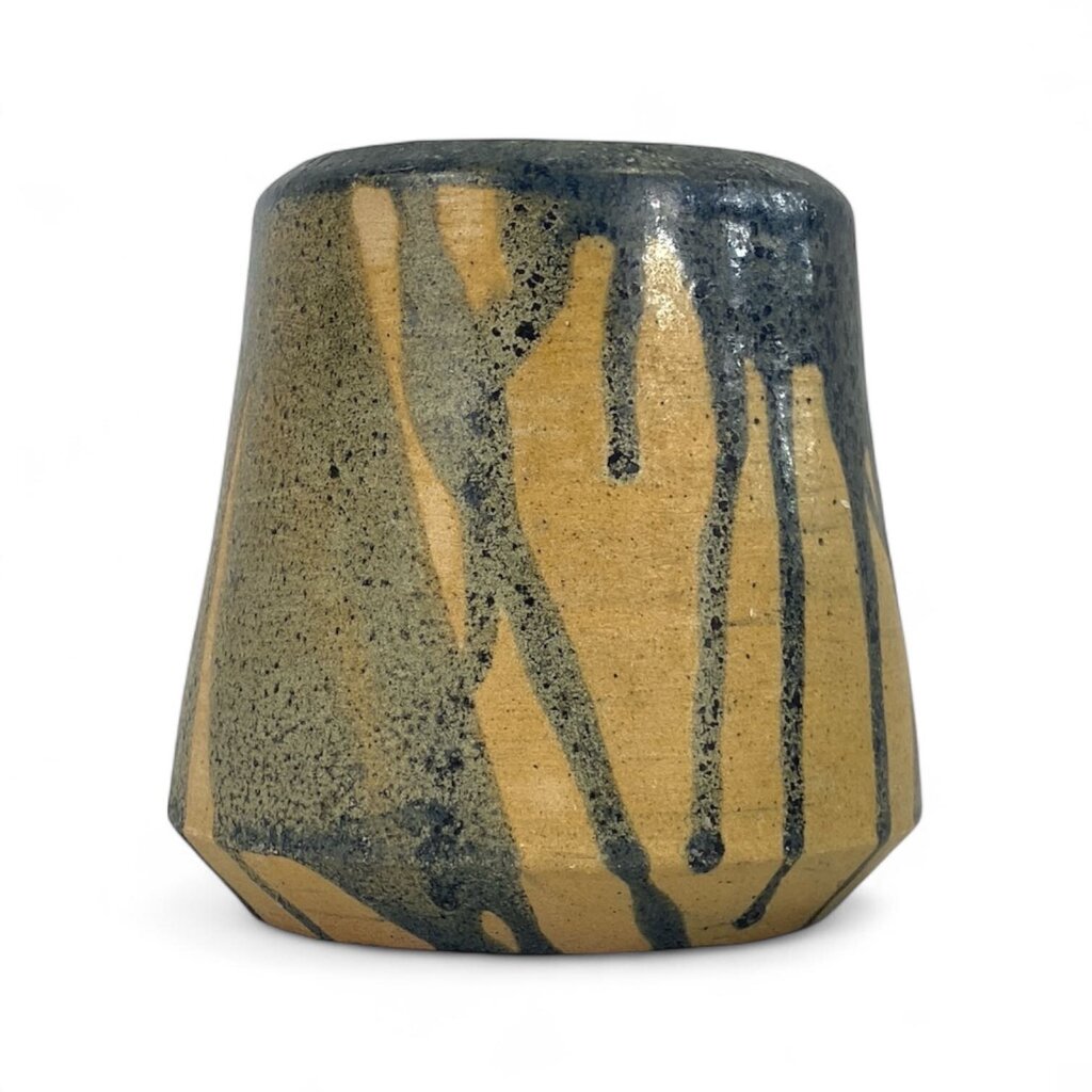 Drip Glazed Clay Planter