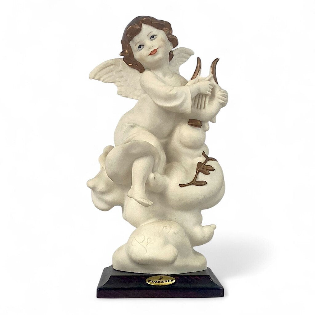 Angel with Lyre "Peace" Figurine