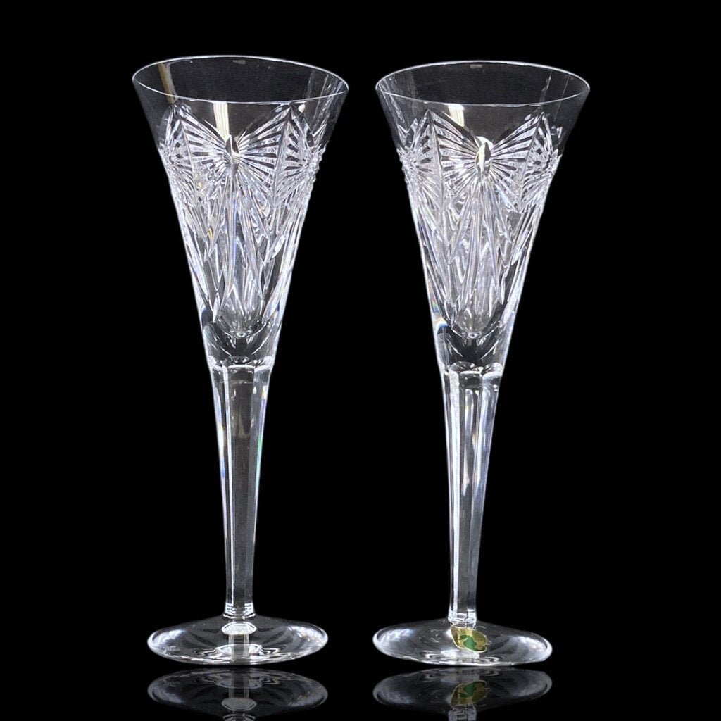 Pair of Happiness Millennium Toasting Flutes
