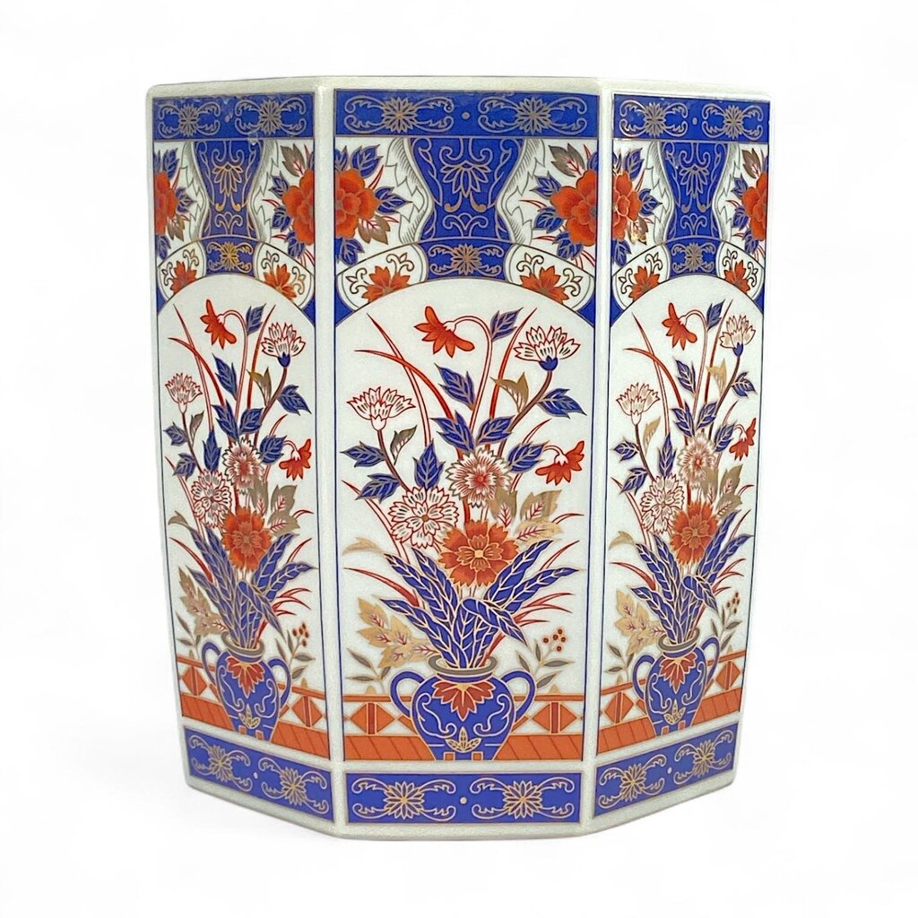 Chinoiserie Ceramic Hexagon Planter