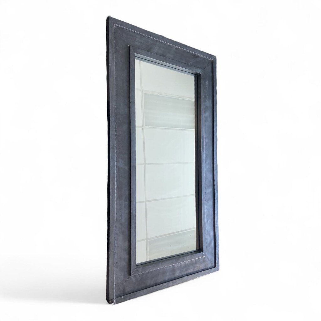 Industrial Framed Mirror