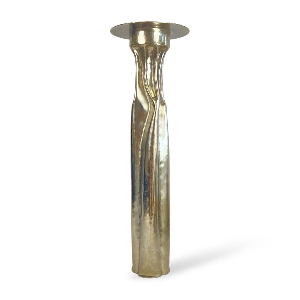 Compressed Metal Candle Holder Pedestal