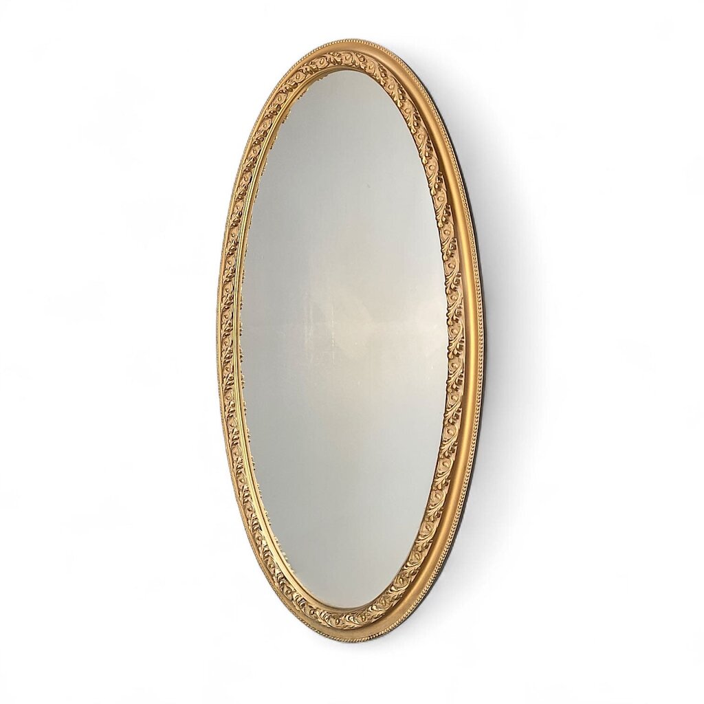 Ornate Framed Oval Mirror