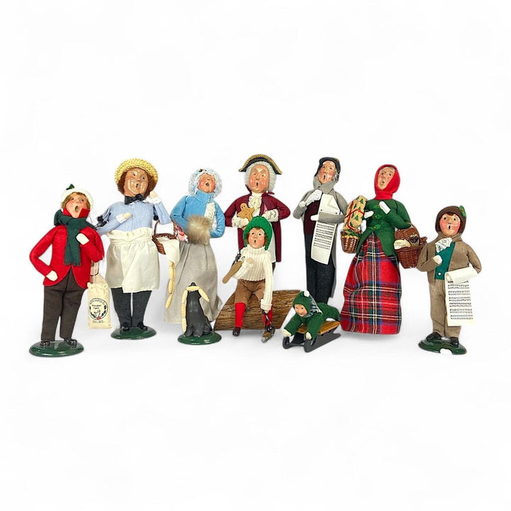 A Christmas Carol Bundle Set with Folding Wood Background & Accessories