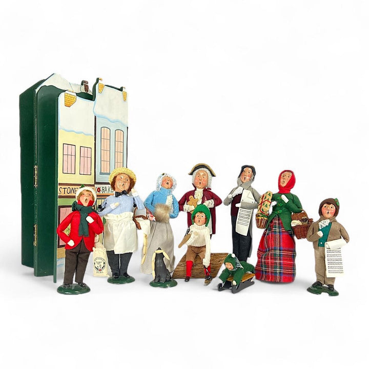 A Christmas Carol Bundle Set with Folding Wood Background & Accessories
