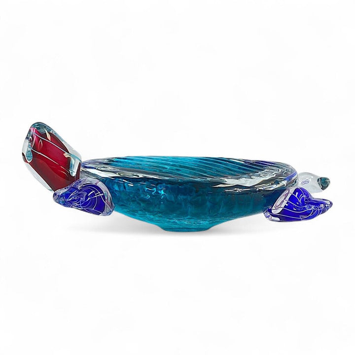 Small Art Glass Turtle Sculpture
