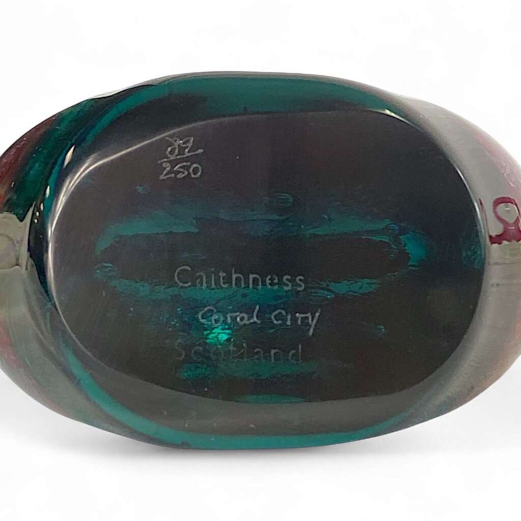 "Coral City" Glass Paperweight