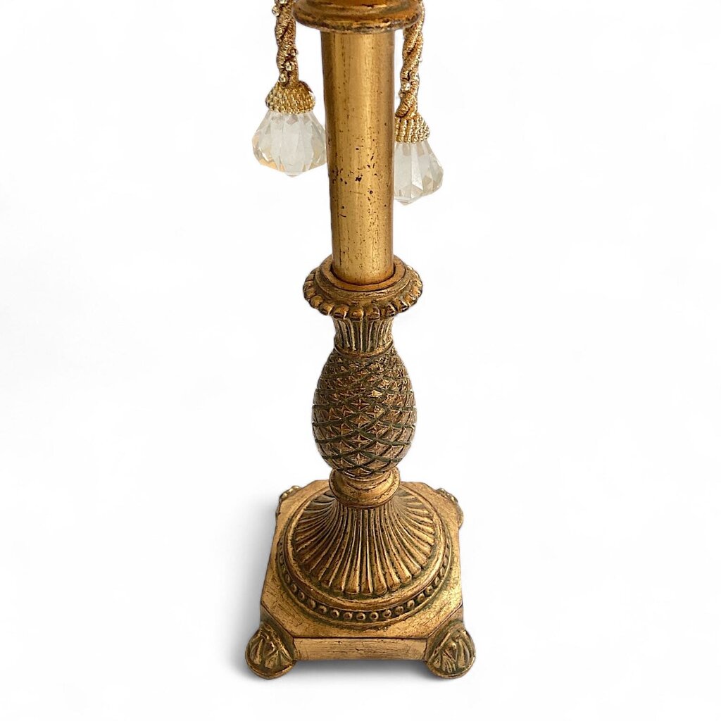 Neo-Classical Table Lamp with Tassel Accent