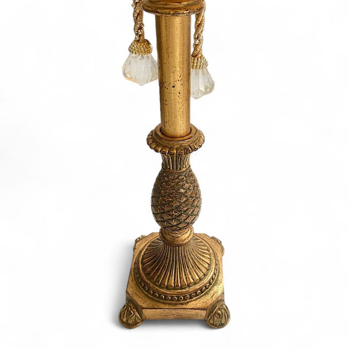 Neo-Classical Table Lamp with Tassel Accent