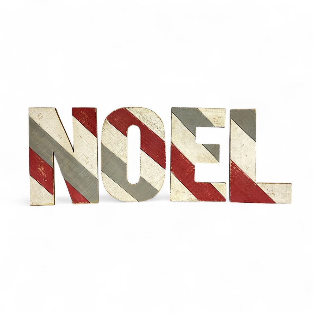 Noel Wood Sign - Set of 4 Letters