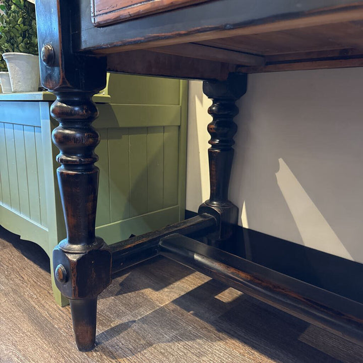 Antique Style Double Library Desk