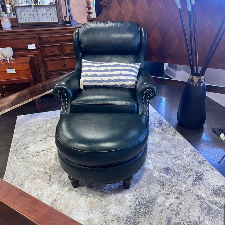 Orig Price $3200 - Manual Recliner w/ Ottoman
