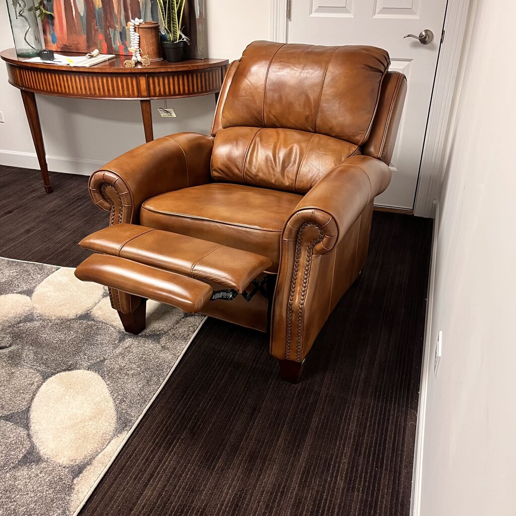 Orig Price $2100 - Leather Manual Recliner