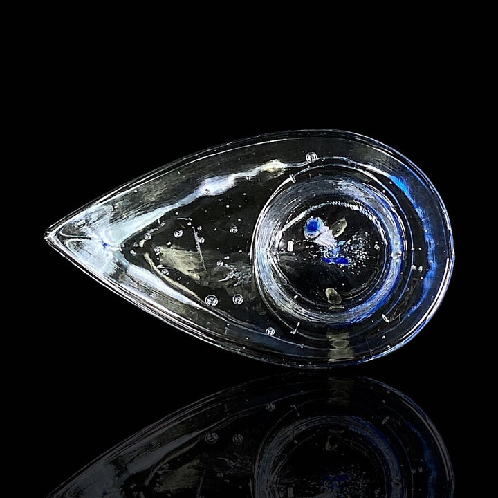 Glass Sculpture Candle Holder