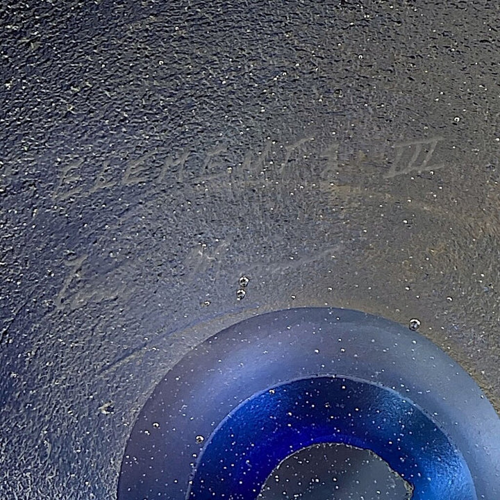 "Elements III" Blown Glass Sculpture Vase