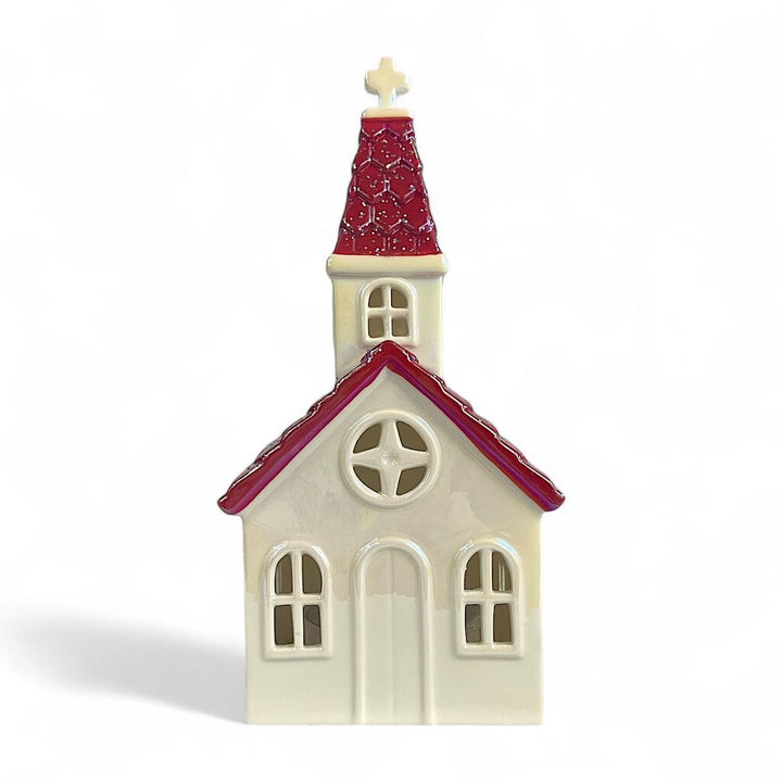 Light-up Porcelain Church