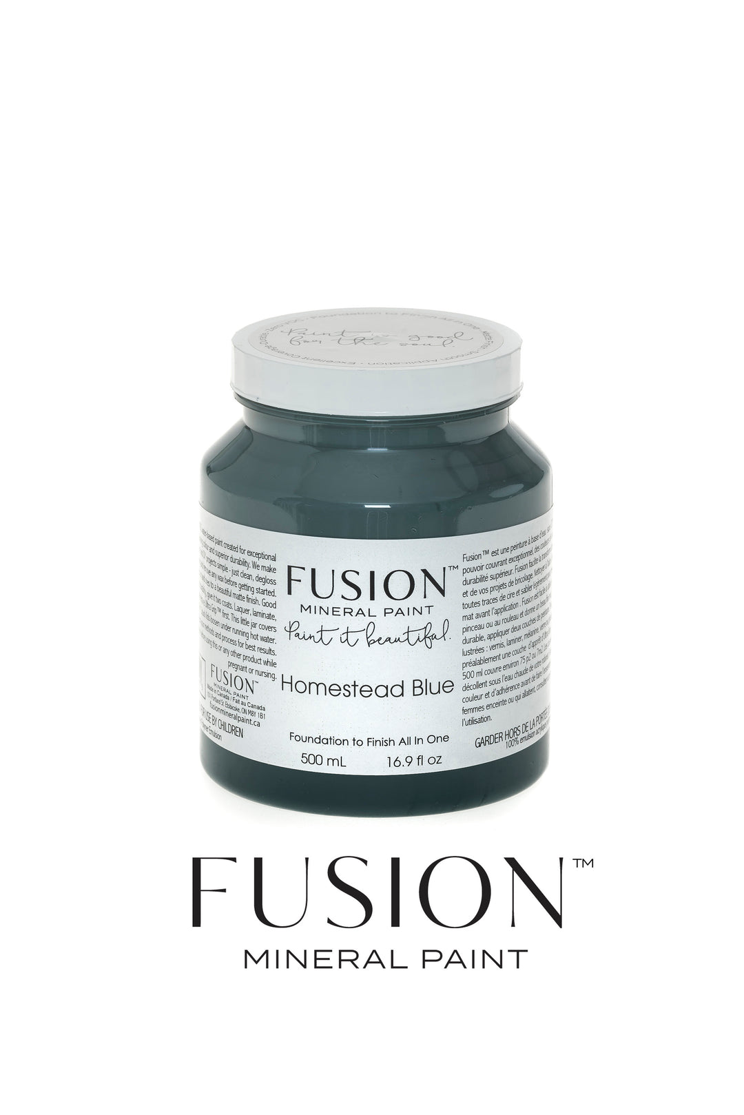 Fusion Mineral Paint-HOMESTEAD BLUE (Pint) - Acosta's Home