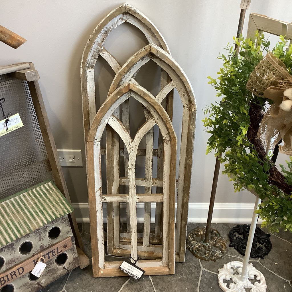Pisa Wood Window 3pc Set