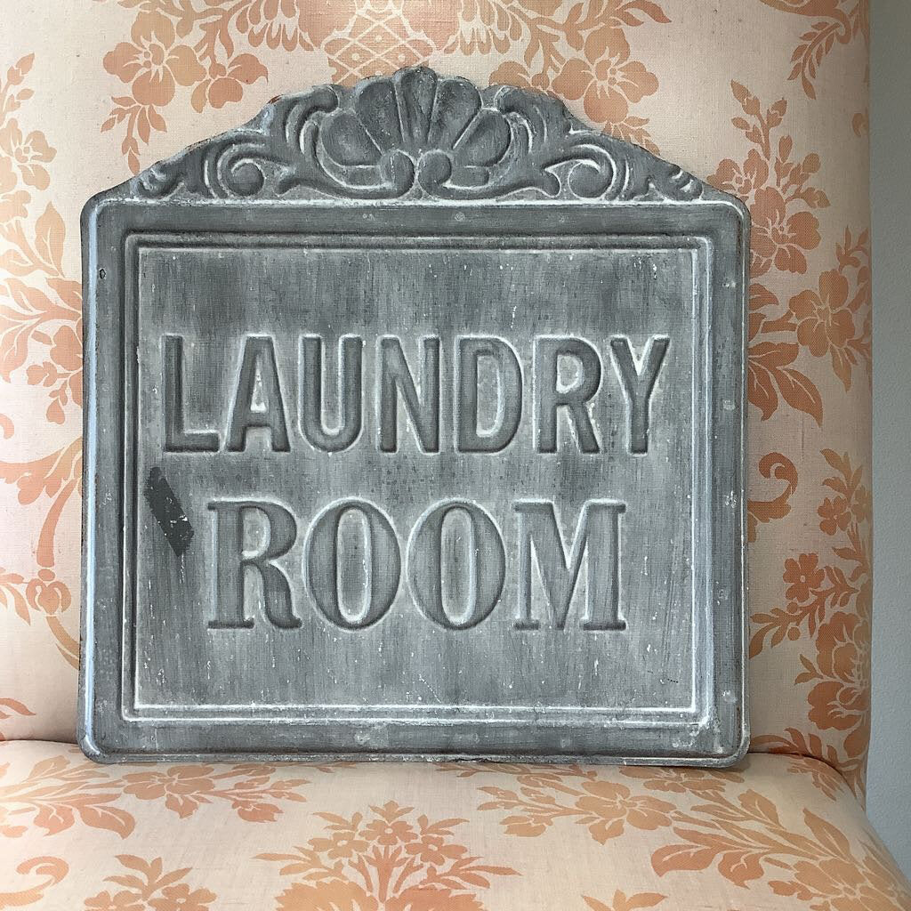 Laundry Room Metal Sign