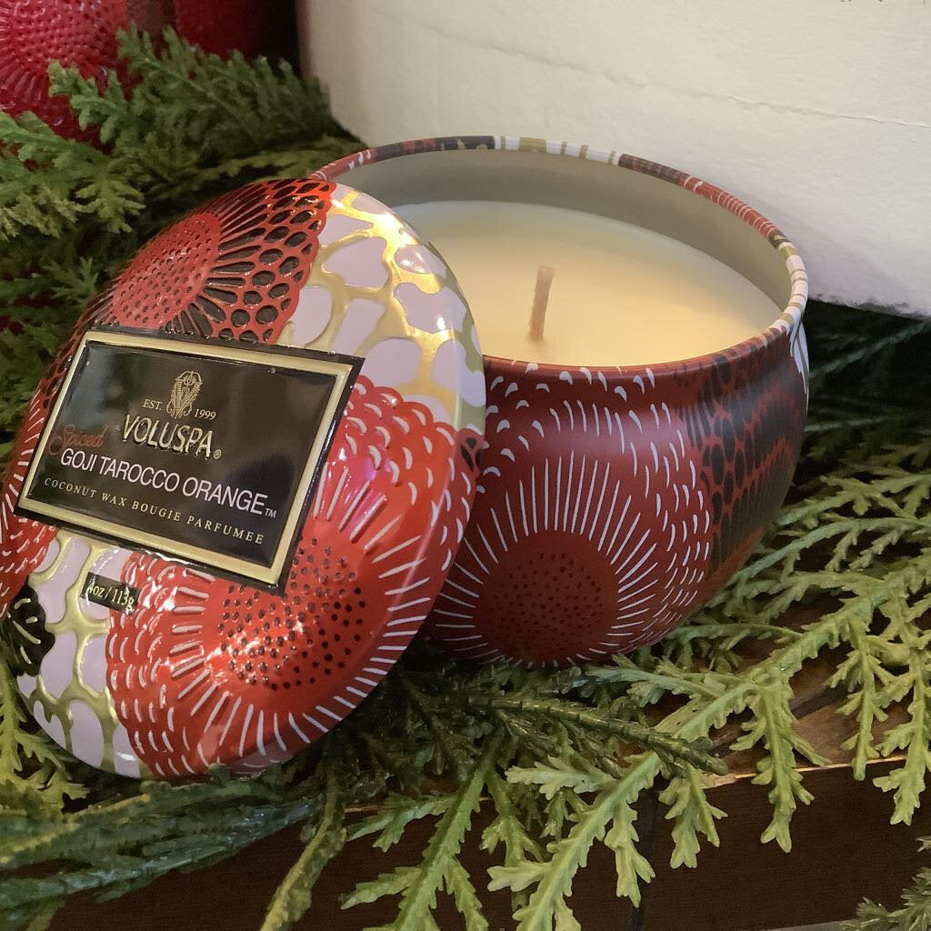 Spiced Goji Mini Tin Candle