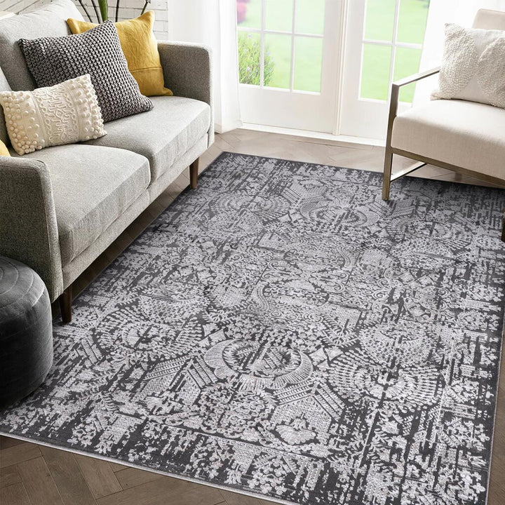 (NEW) Hypnos Collection Rug 5'3"x7'6" - HS06 (Anthracite)