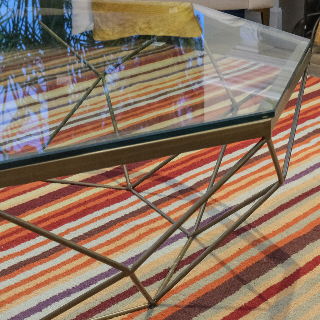 Orig Price $900 - Geometric Modern Cocktail Table