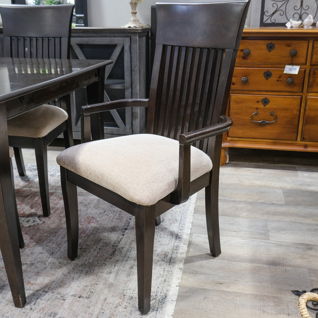 Shaker Style Dining Table with Leaf and 6 Chairs