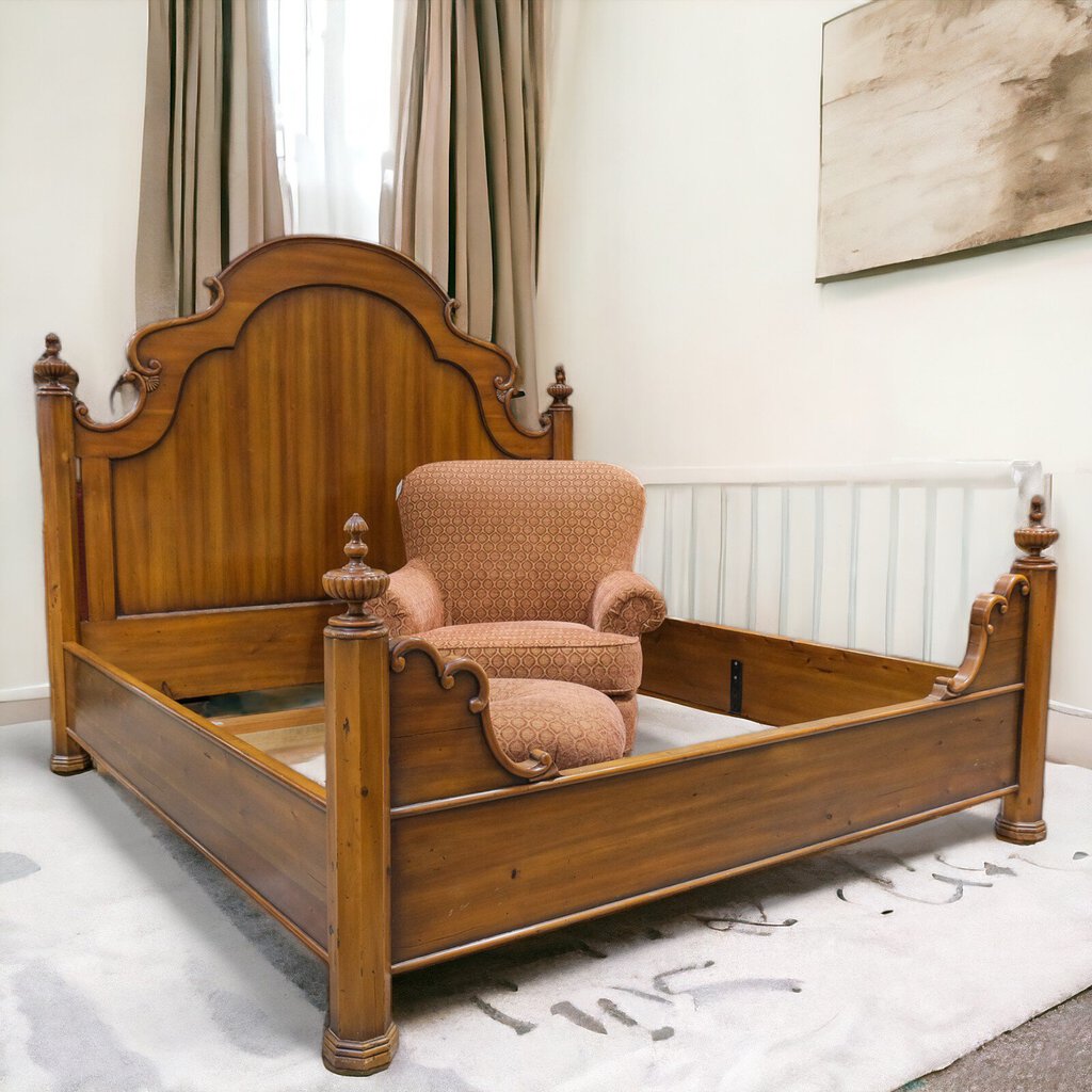 Orig. Price $12,000 - Custom King Size A.G. Bed