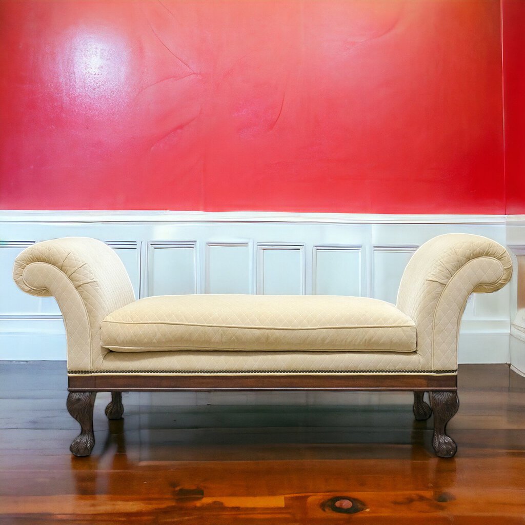 Roll Arm Settee Bench
