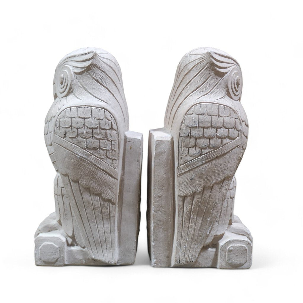 Rare Casting Art Deco Style Library of Congress Owl Bookends