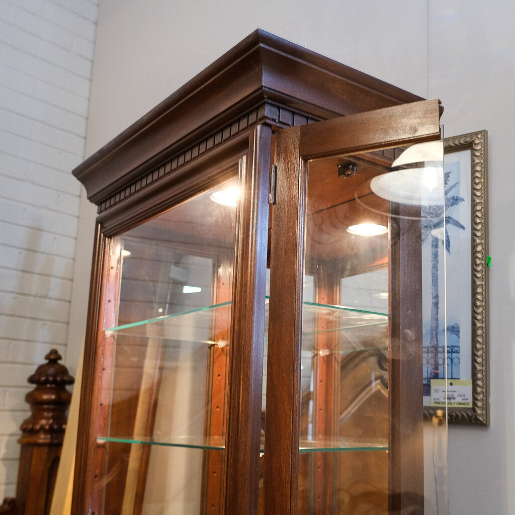 Glass Door Curio Cabinet