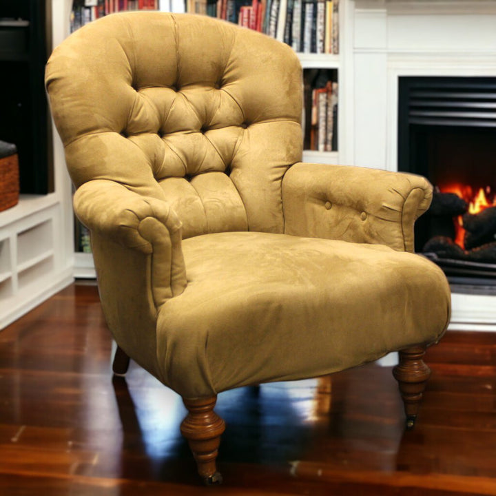 Oversized Club Chair w/ Casters